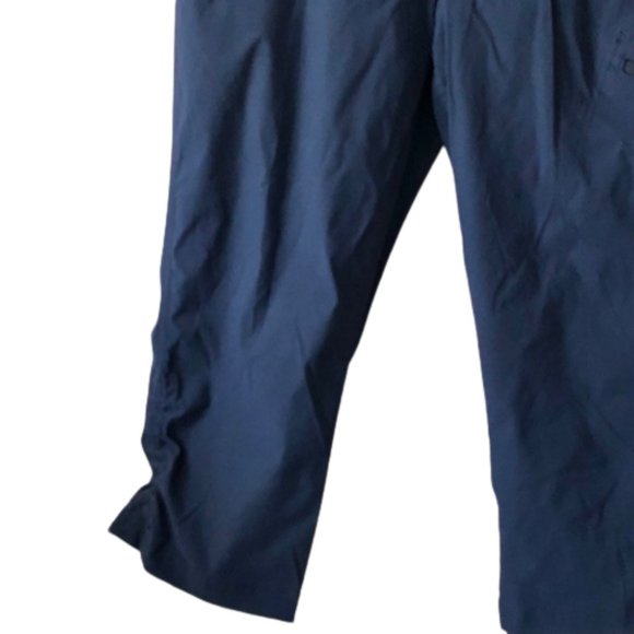 Eddie Bauer Navy Blue Rainier Capris Cinch Option at Knee - Hiking - 12 - Picture 4 of 9